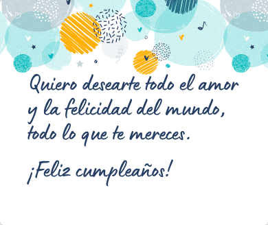 Mensaje de cumpleaños bonito para una amiga