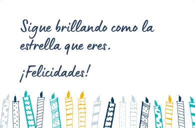 Mensaje de cumpleaños bonito para una amiga