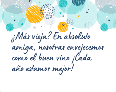 Mensaje de cumpleaños original para una amiga