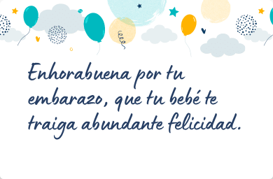 Mensaje para felicitar un embarazo