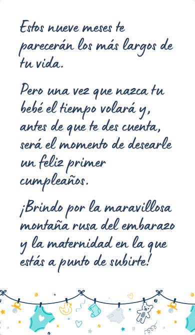 Mensaje para felicitar un embarazo