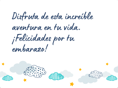 Mensaje para felicitar un embarazo