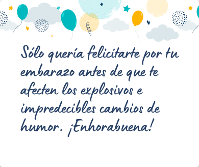 Mensaje para felicitar un embarazo