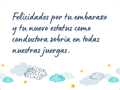 Mensaje para felicitar un embarazo