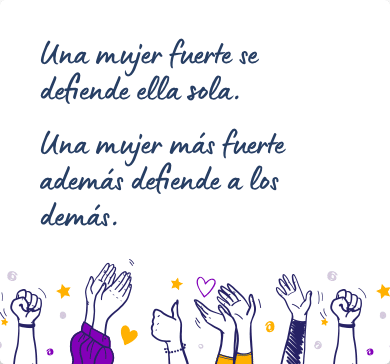 Mensaje feminista para una amiga