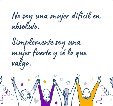 Mensaje feminista para una amiga