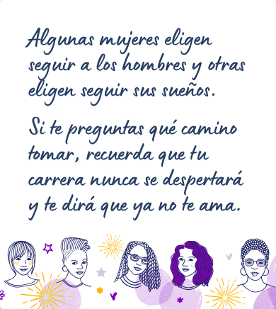 Mensaje feminista para una amiga