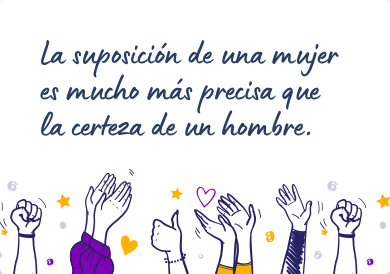 Mensaje feminista para una amiga
