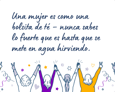 Mensaje feminista para una amiga