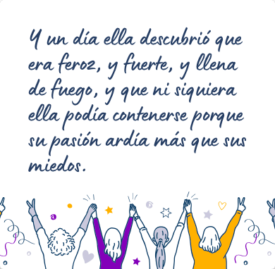 Mensaje reivindicativo para felicitar el Día de la Mujer