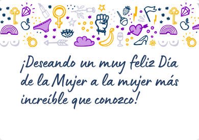 Mensaje para felicitar el Día de la Mujer