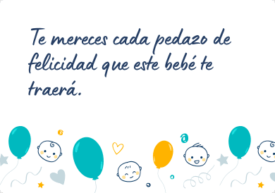 Mensaje para felicitar un nacimiento
