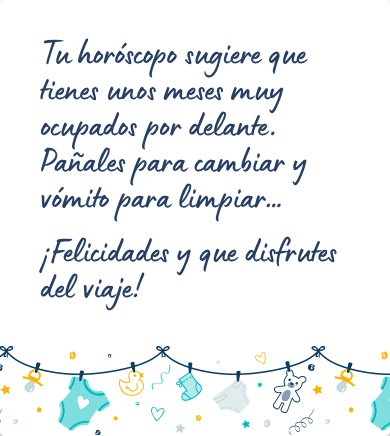 Mensaje para felicitar un nacimiento