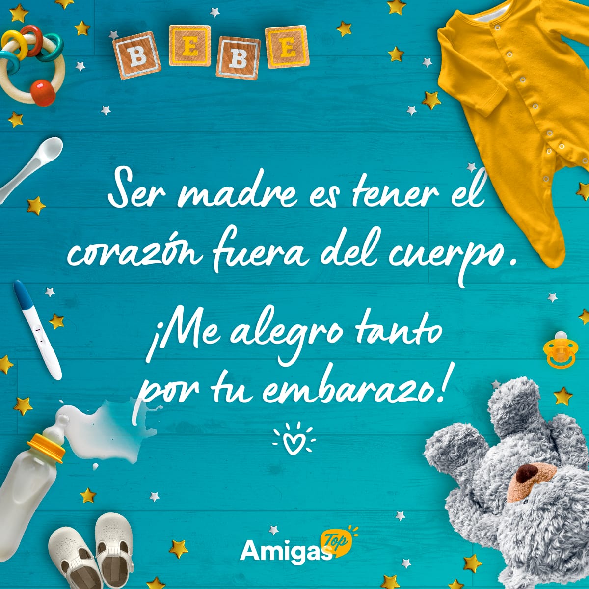 Mensaje para felicitar un embarazo