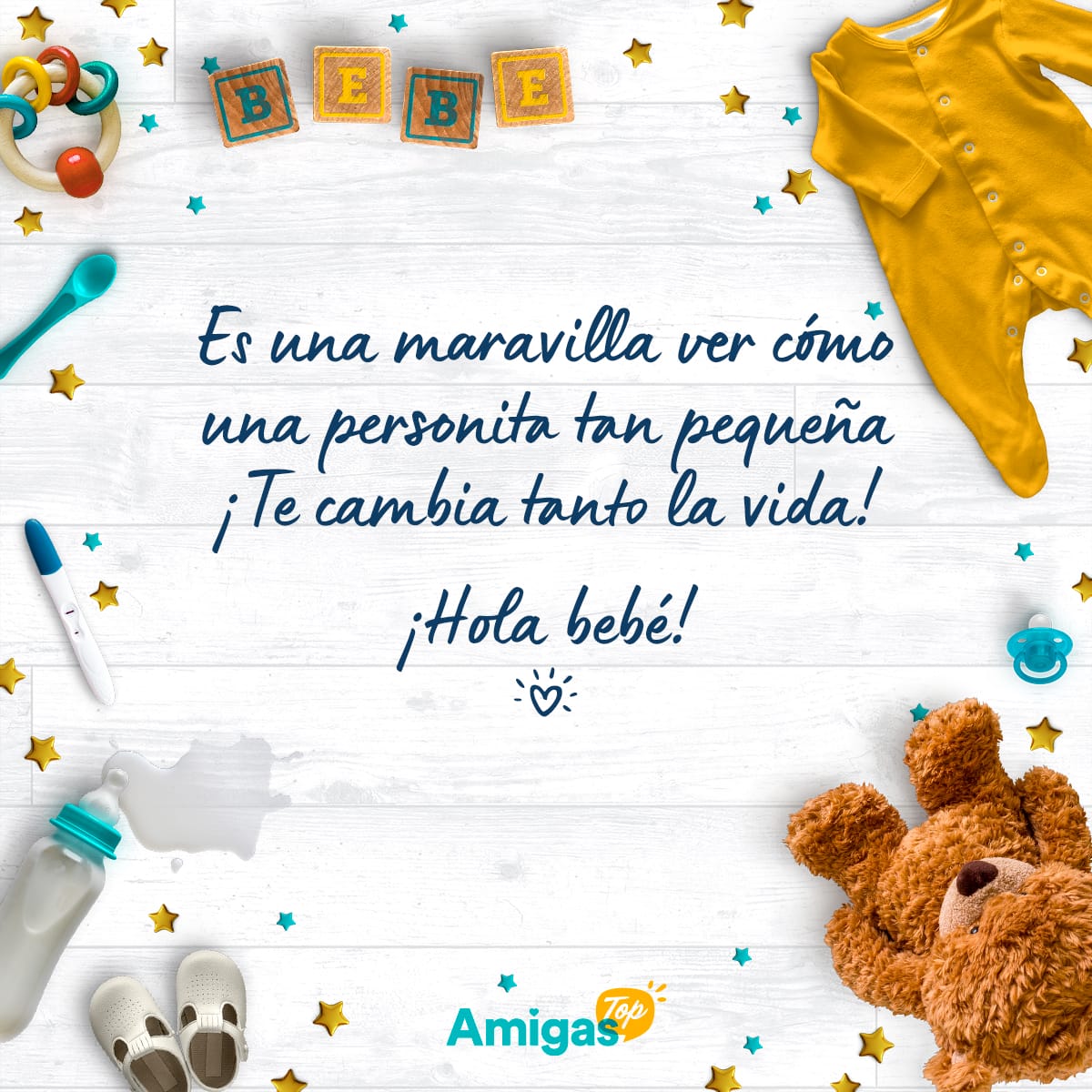 Mensaje para felicitar un nacimiento