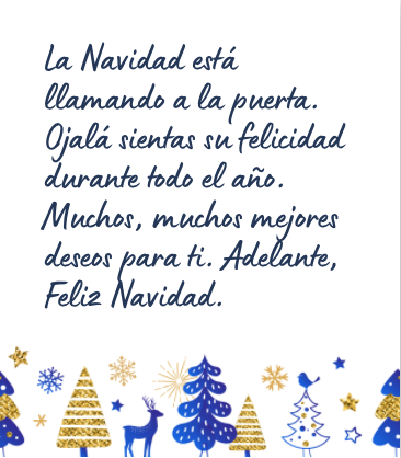 Mensaje de Navidad bonito para una amiga
