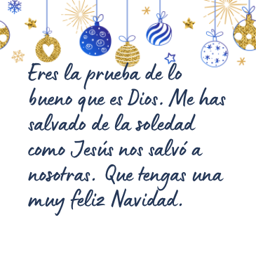 Mensaje de Navidad bonito para una amiga