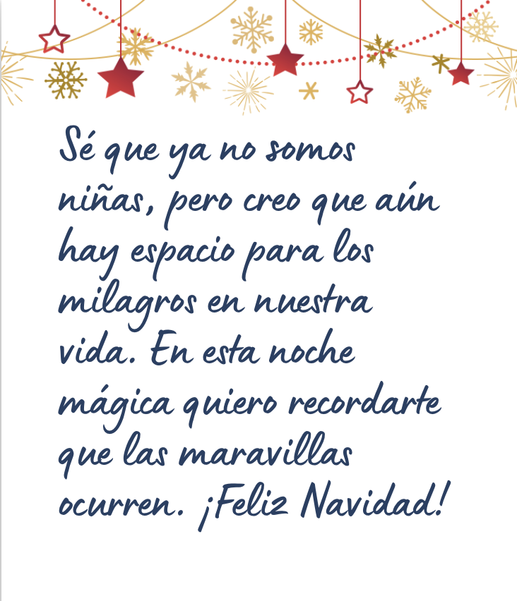 Mensaje de Navidad bonito para una amiga