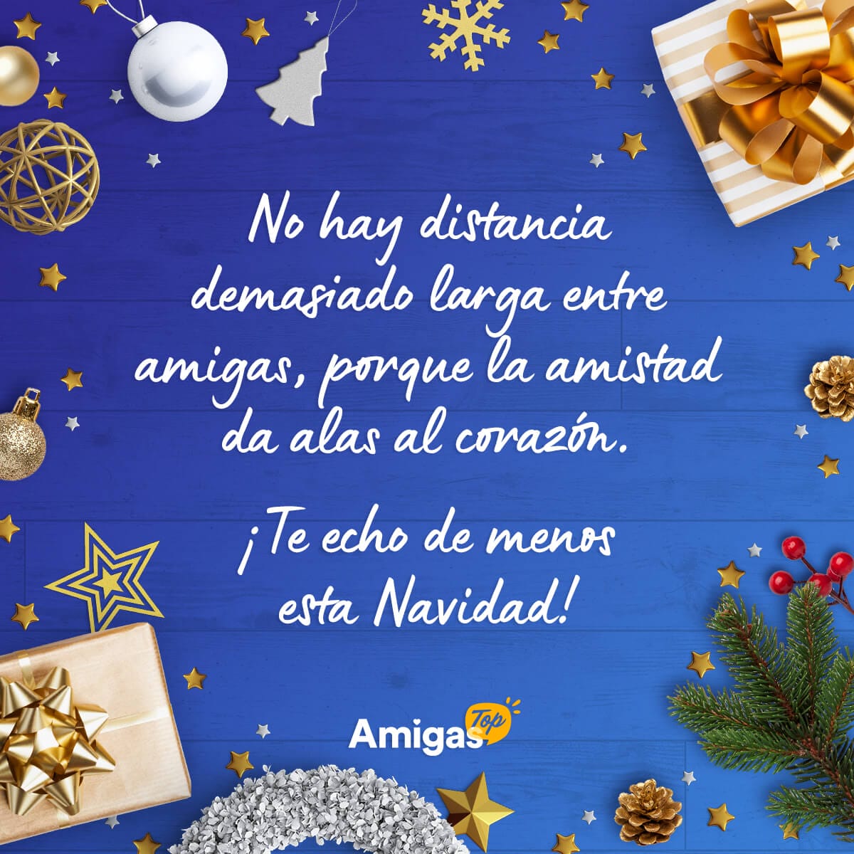 Imagen de Mensaje de Navidad bonito para una amiga