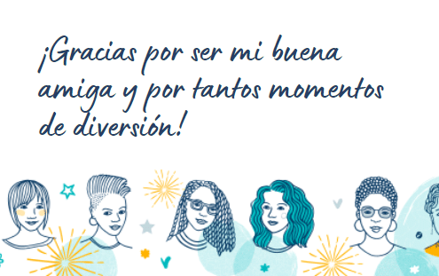 Mensaje del Día de la Amistad para una amiga